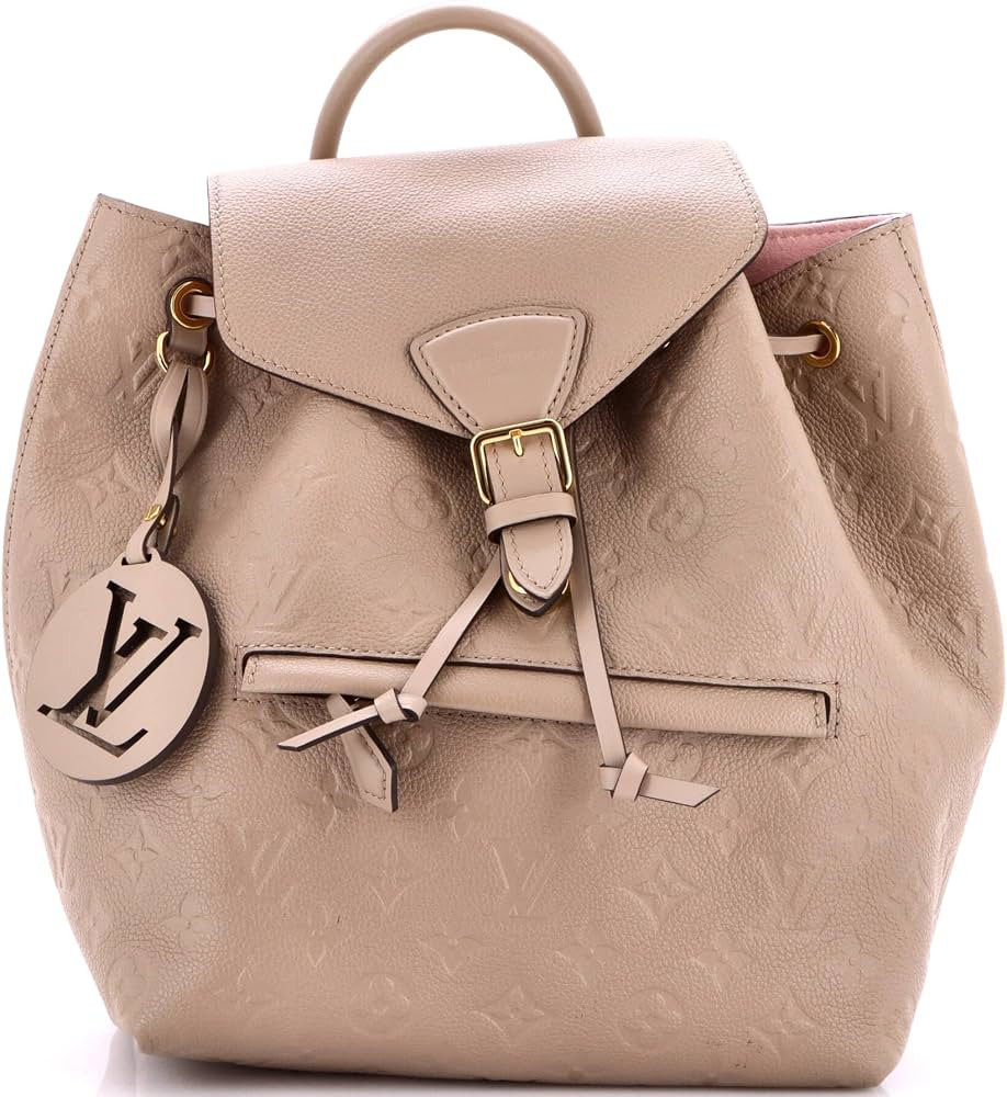 Amazon.com: Louis Vuitton, Pre-Loved Montsouris NM Backpack PM, Neutral : Amazon Luxury | Amazon (US)