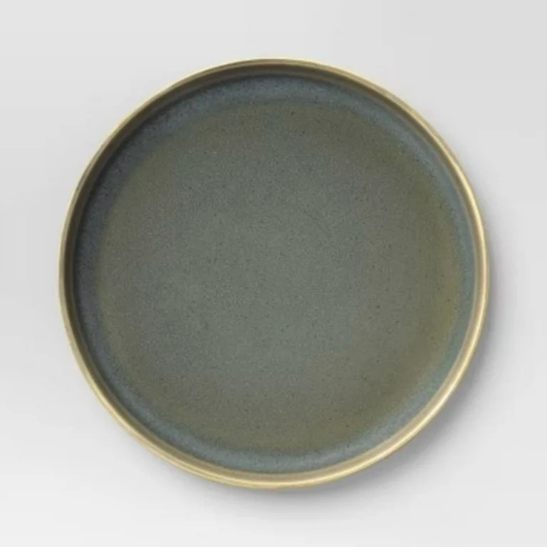 Stoneware Tilley Dinner Plate Olive Green | Walmart (US)