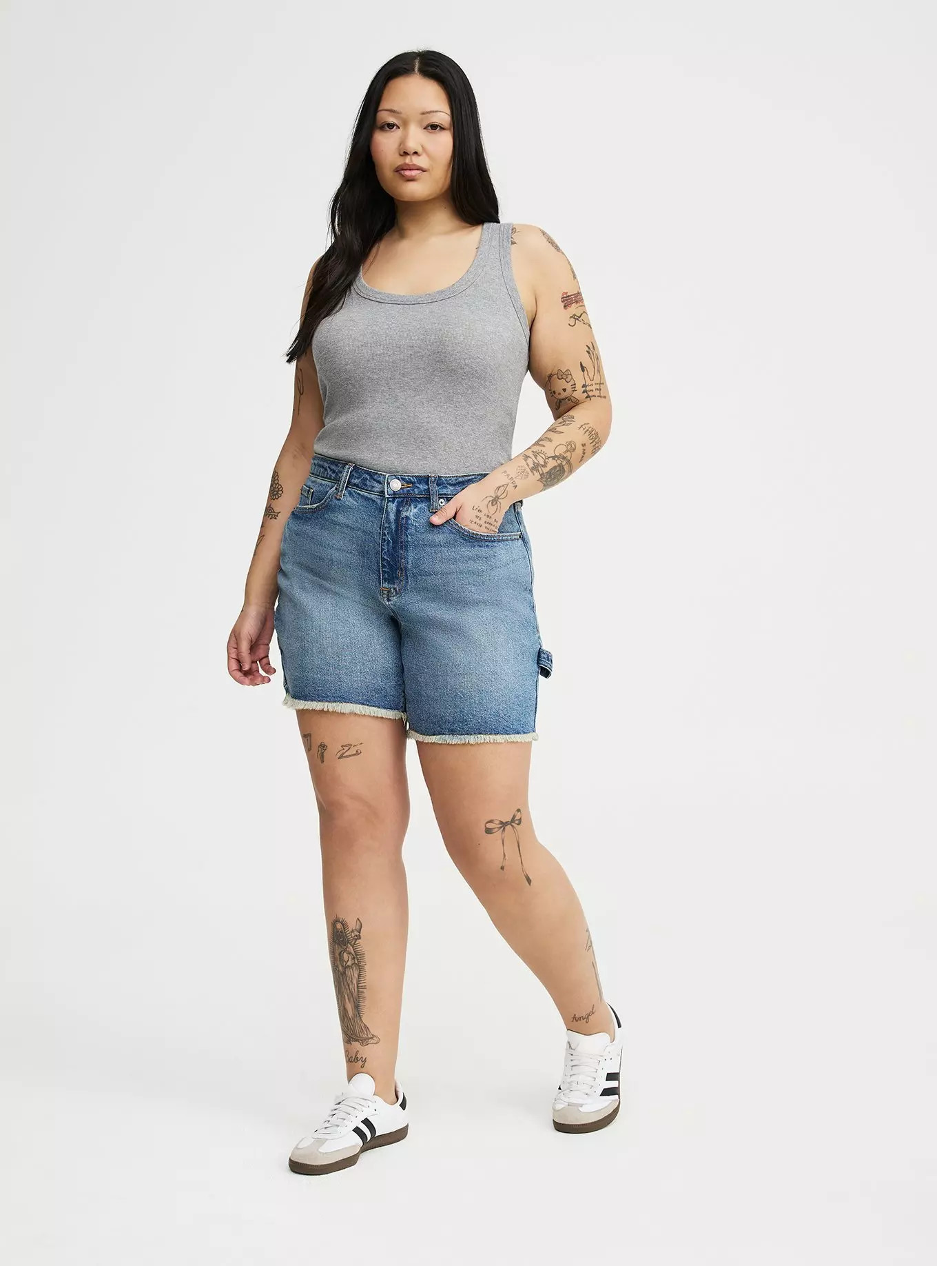 7'' High-Rise Dad Denim Short | Torrid (US & Canada)