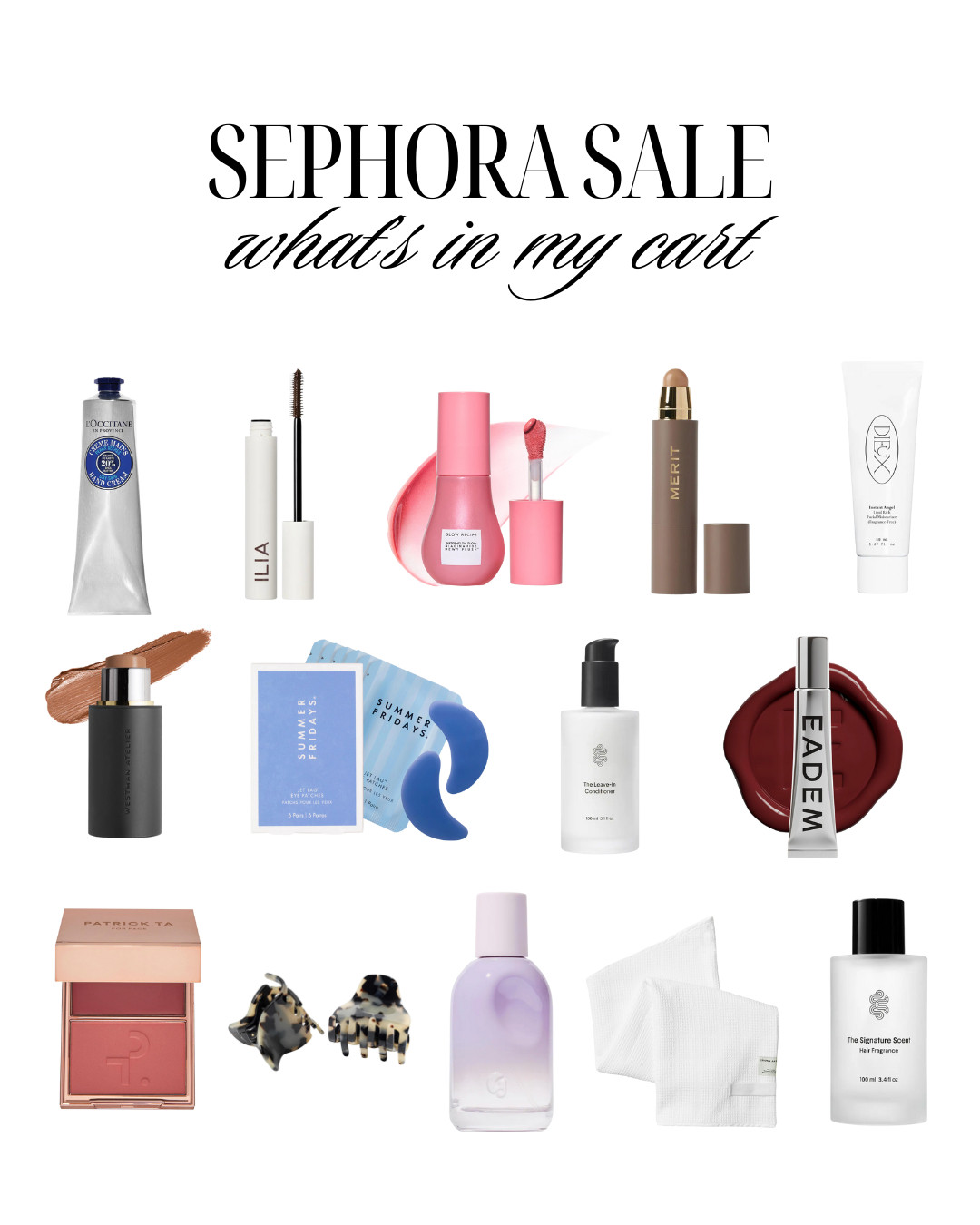 The Sephora Savings Event is here! Take a look at what's in my cart ✨🌸  The event begins 4/4 and ends 4/14! 

 

#LTKSaleAlert #LTKBeauty