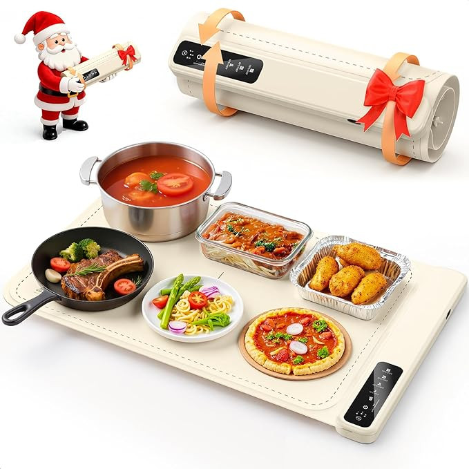 Warming Mat for Food –Electric Food Warming Tray for Buffet withFast Heating Mat with Timer and... | Amazon (US)