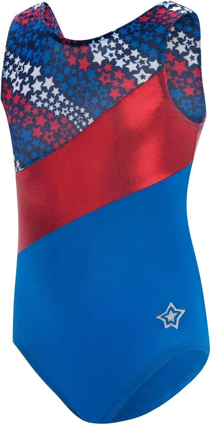 GK Stars Gymnastics & Dance Leotard for Girls and Toddlers - Activewear One Piece Outfit in Fun C... | Amazon (US)