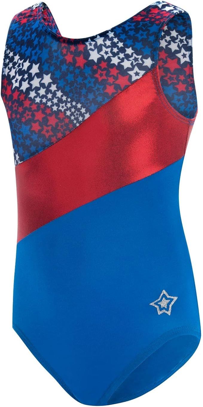 GK Stars Gymnastics & Dance Leotard for Girls and Toddlers - Activewear One Piece Outfit in Fun C... | Amazon (US)