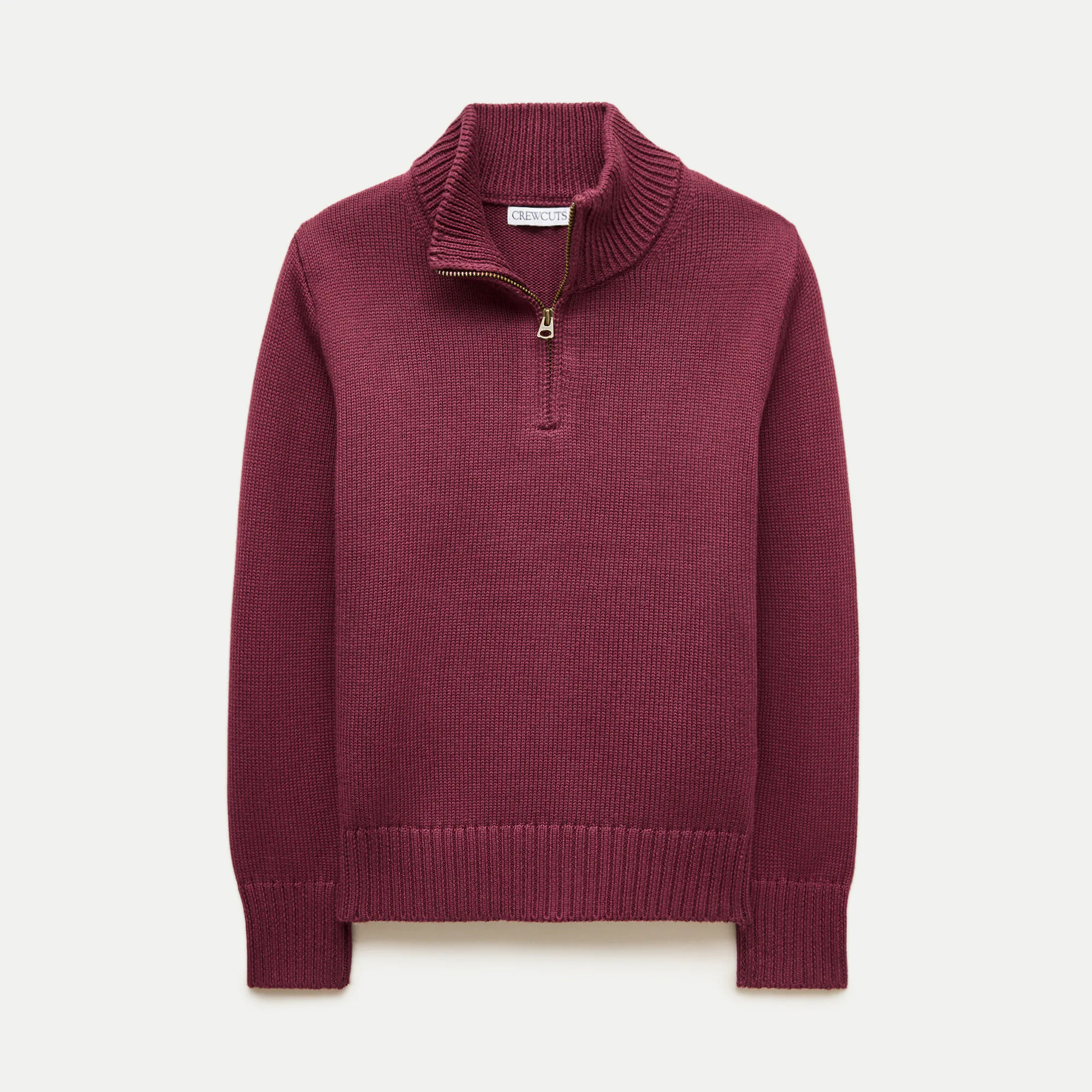 Kids' heritage cotton half-zip sweater | J. Crew US