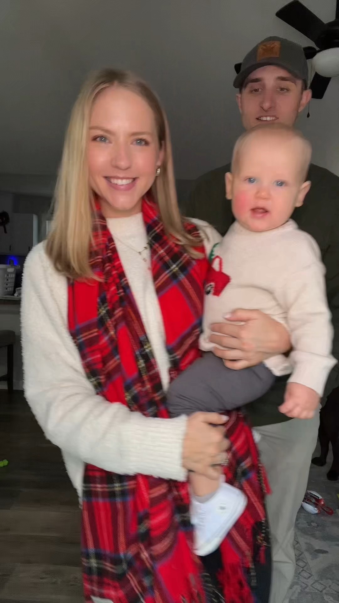 Outfit inspo for pics with Santa 
Family pics with Santa 
Baby Christmas outfit 
Red truck sweater 
Family pics 

#LTKHoliday #LTKBaby #LTKKids