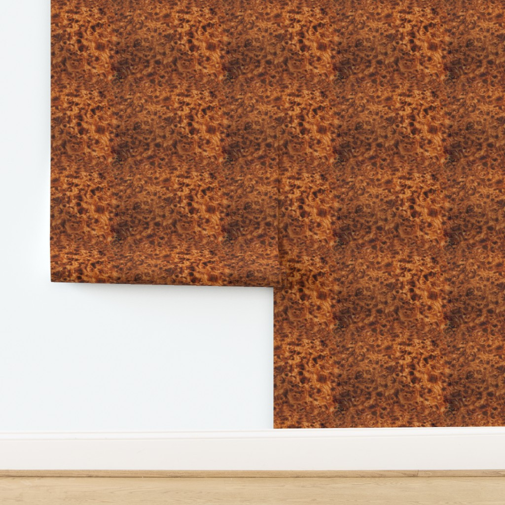 Wallpaper in Burl Wood Pattern | Spoonflower