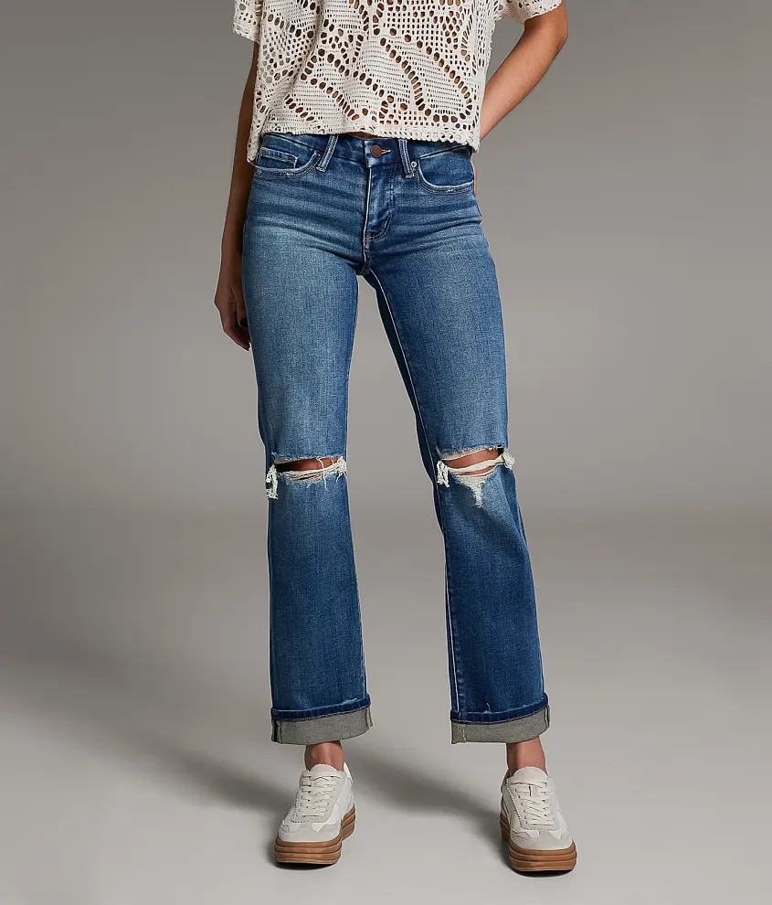New + ExclusivePayton Cropped Straight Stretch Cuffed JeanBKEPrice $74.99What do you want to know... | Buckle