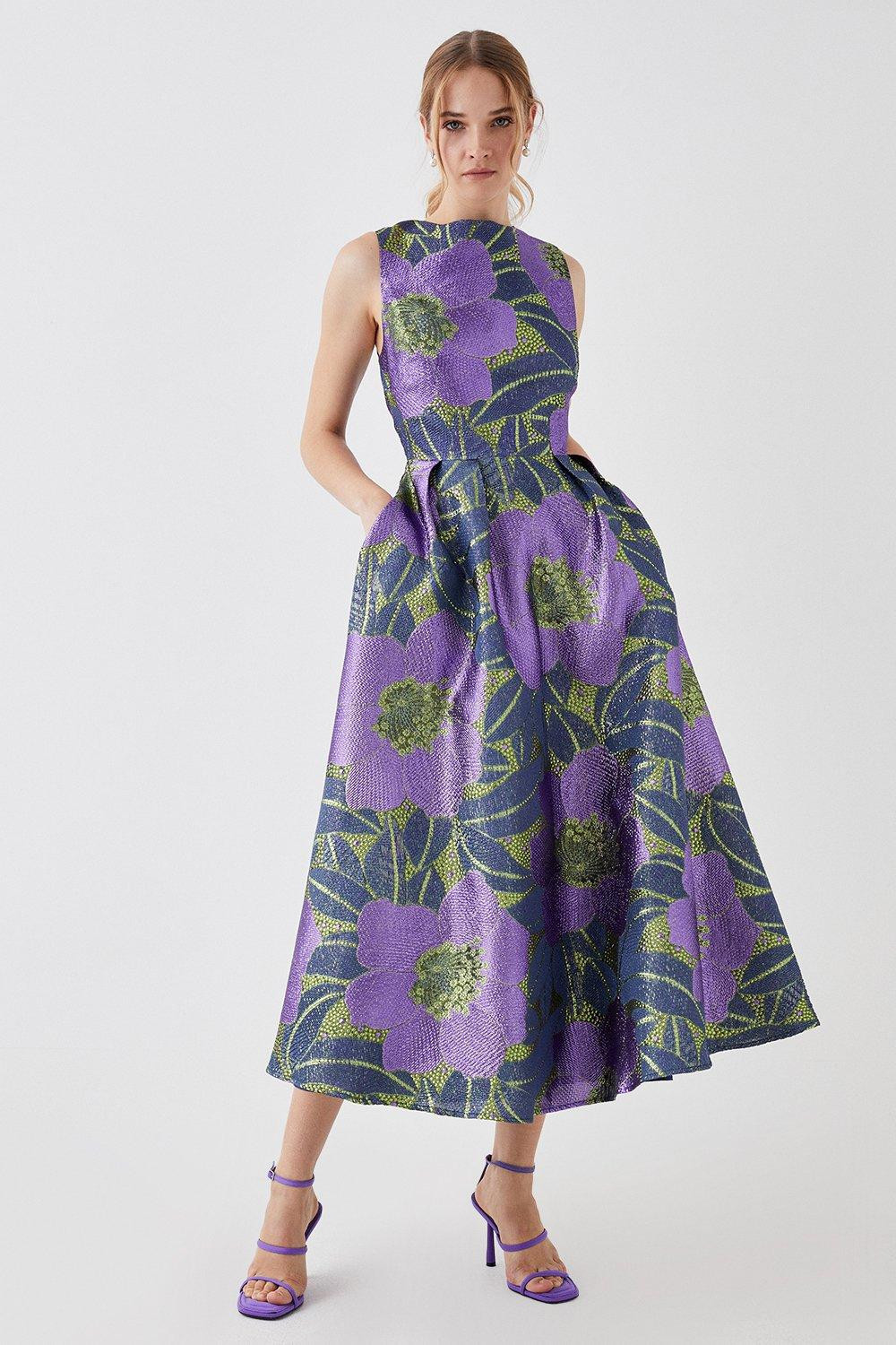 Jacquard Midi Dress | Coast UK & IE