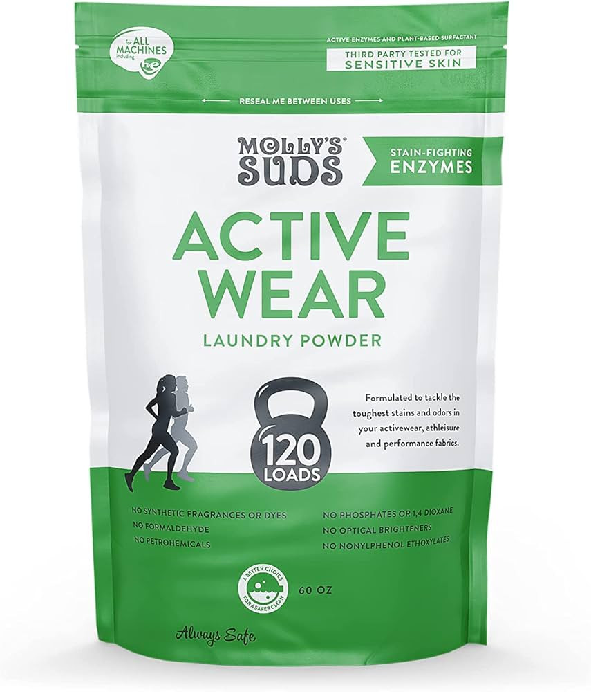 Molly's Suds Active Wear Laundry Detergent | Natural Extra Strength Laundry Powder, Stain Fightin... | Amazon (CA)
