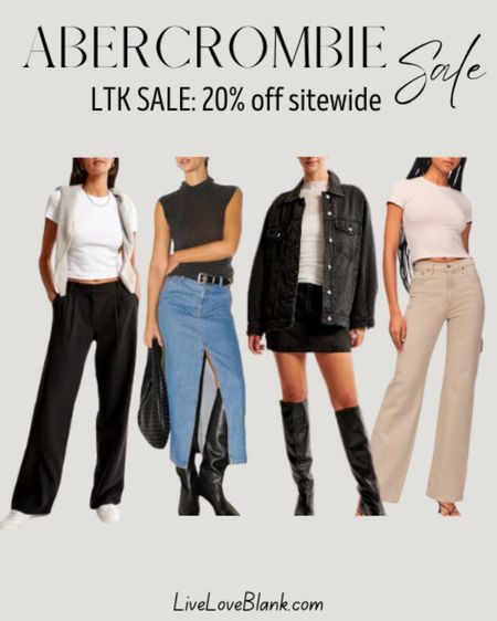 20% off site wide Abercrombie
AFLTK
New releases 
Fall fashion
Transition outfits 
@liveloveblank
#ltkfind
Follow my shop @liveloveblank 



#LTKSale #LTKover40 #LTKstyletip