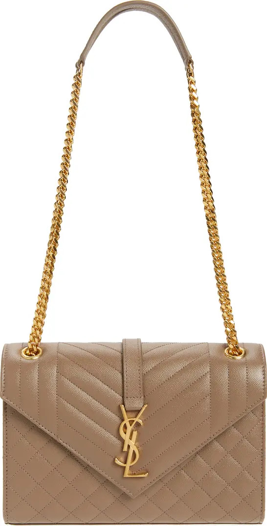 Medium Cassandra Quilted Leather Envelope Bag | Nordstrom