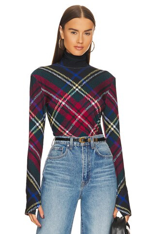 Slim Fit Long Sleeve Turtleneck Top
                    
                    Norma Kamali | Revolve Clothing (Global)