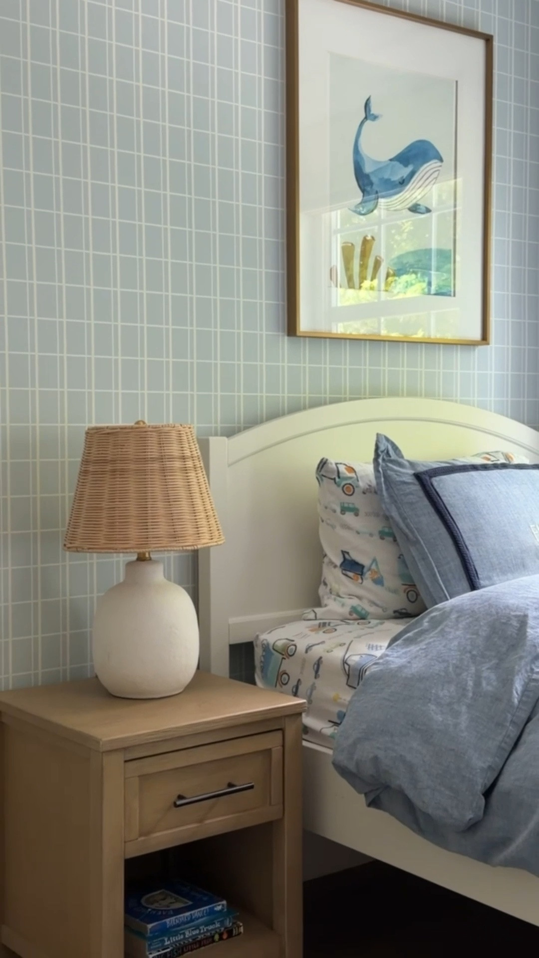Love this little corner of my youngest room. I’m obsessed with this wallpaper!

#LTKHome #LTKKids
