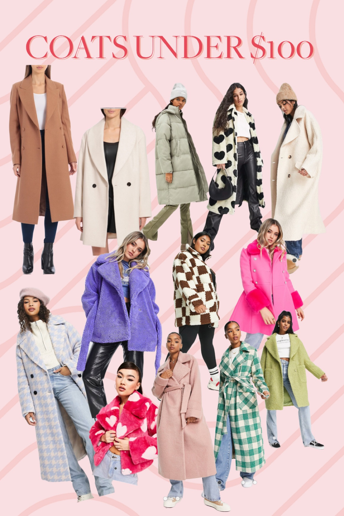 Coats under $100! The first two come in multiple colors. 

#LTKGiftGuide #LTKunder100