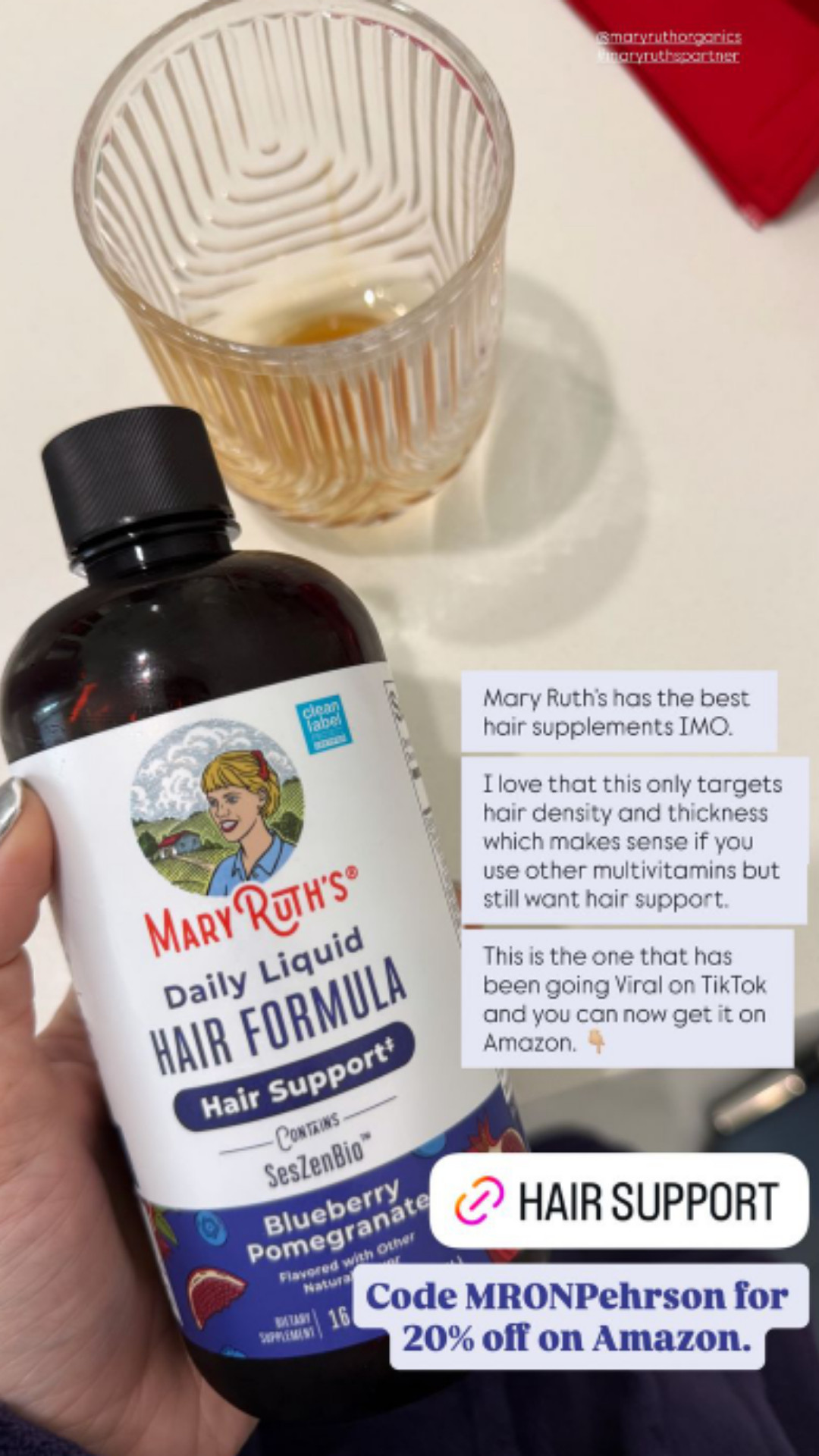 Mary Ruth's has the best hair supplements IMO! 

 #LTKselfcare #LTKU #LTKBeauty