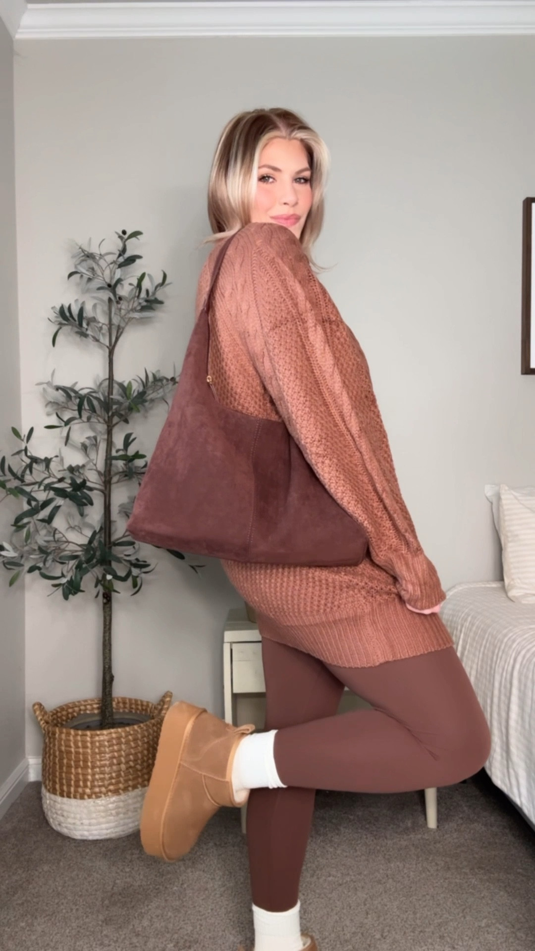 Cozy Thanksgiving Outfit Inspo 

XL in sweater dress
L in leggings 

#LTKPlusSize #LTKStyleTip #LTKMidsize
