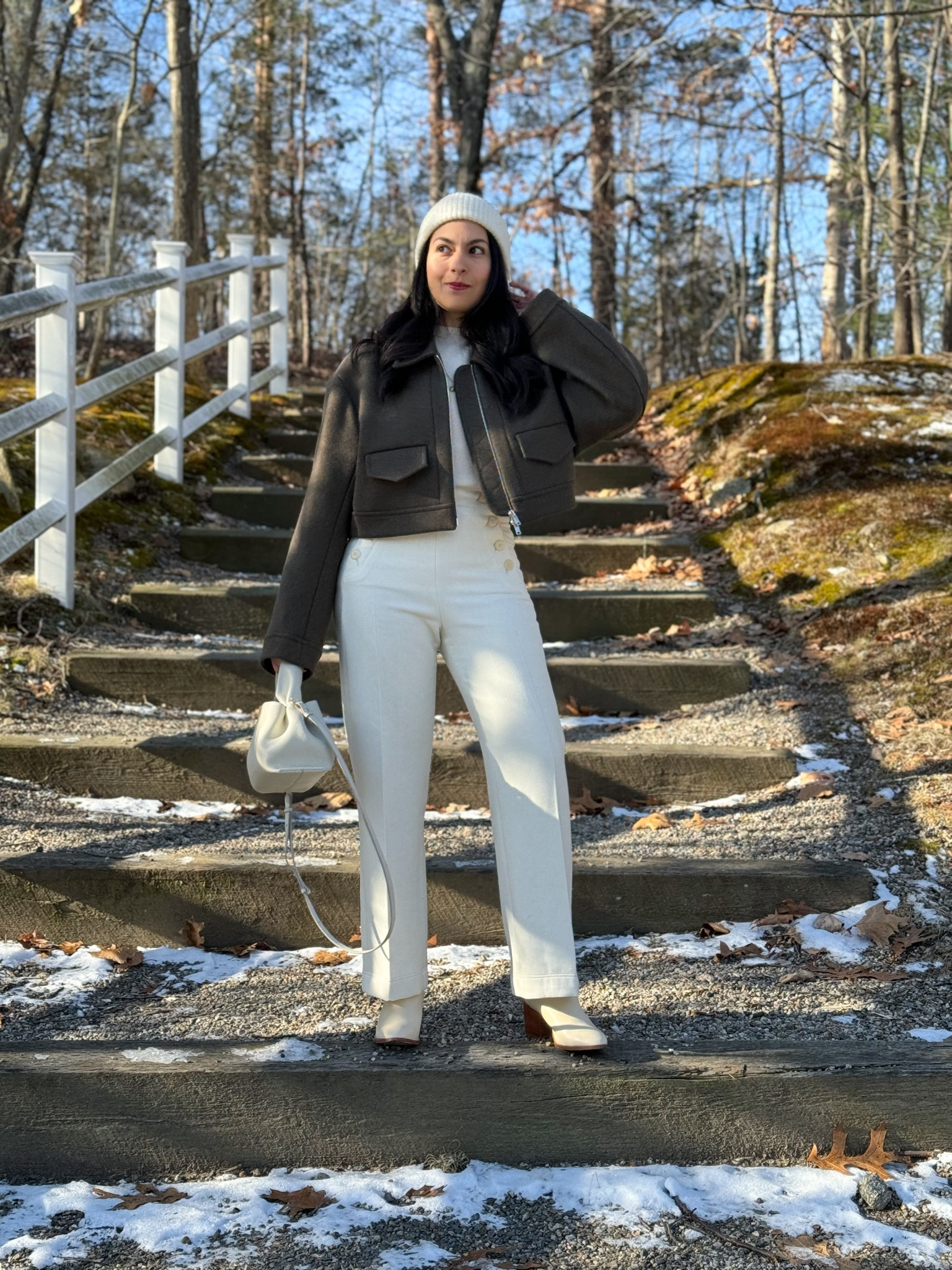 Wearing a Jacket from Khaite sold out everywhere but I linked a few similar options from COS 



#LTKSeasonal #LTKstyletip