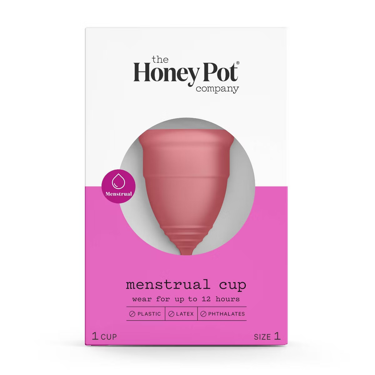 The Honey Pot Company, Silicone Menstrual Cup, Size 1 for Light-Medium Flow - 1ct | Target