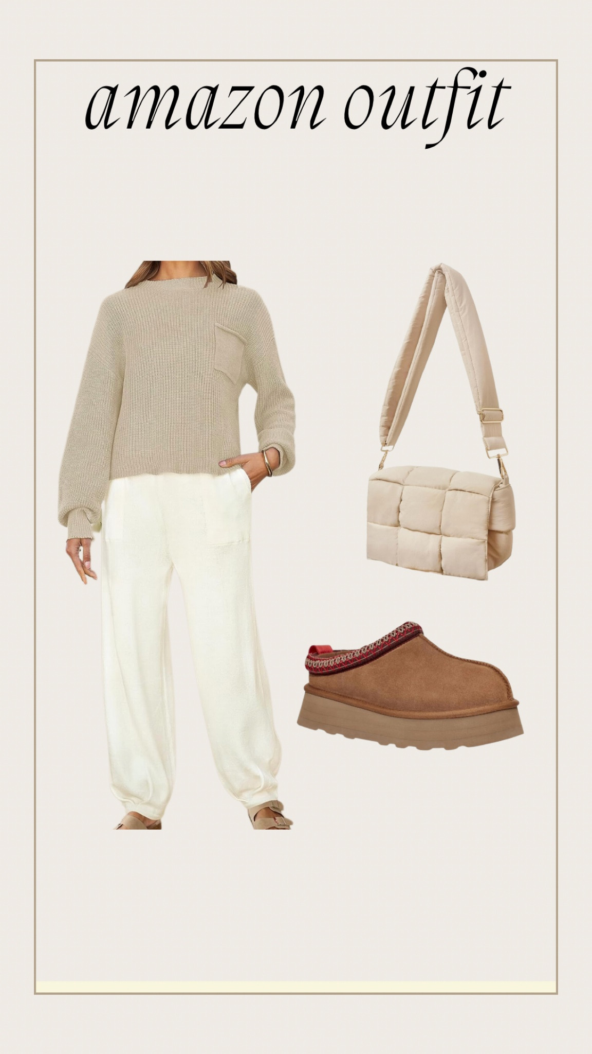 Amazon fall outfit!

Sweater set. Puffer bag. Ugg tazz lookalike. Amazon fashion. Amazon fall outfit. Amazon outfit. Amazon finds. Amazon find. Amazon outfits 

#LTKstyletip #LTKxPrime #LTKfindsunder50