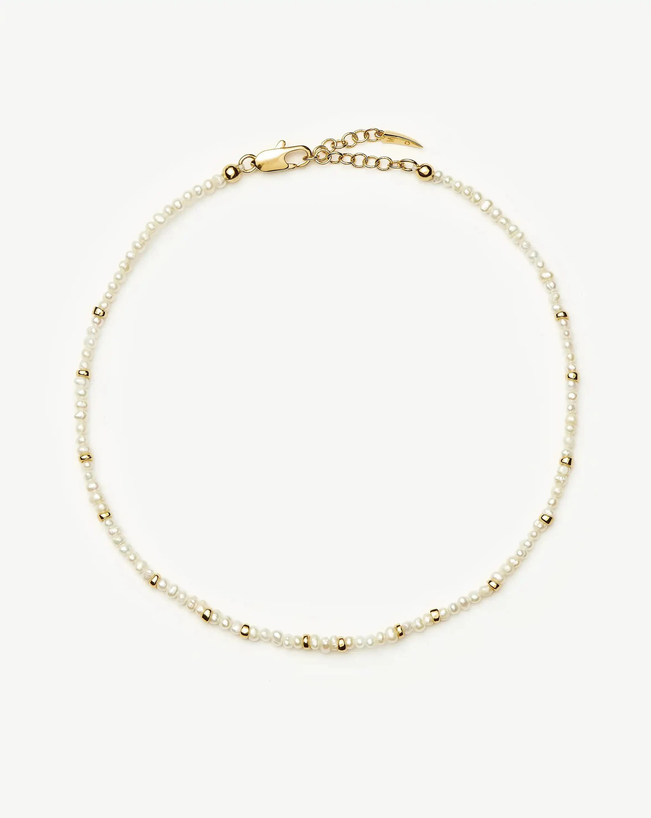 Micro Pearl Beaded Anklet | Missoma UK | Missoma UK