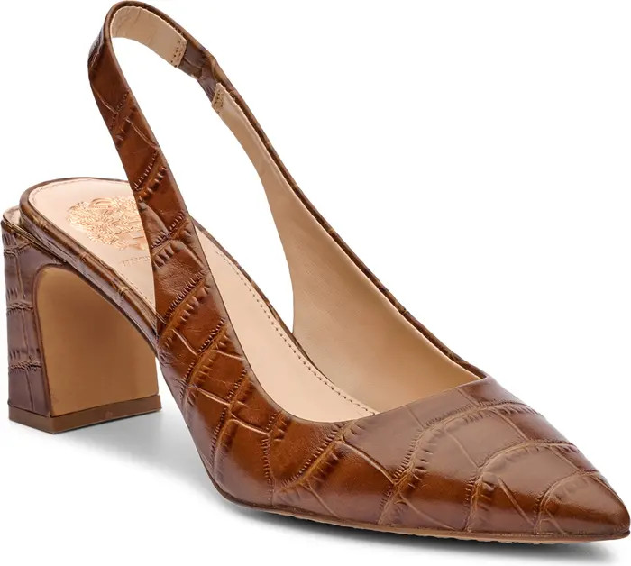 Vince Camuto Hamden Slingback Pointed Toe Pump | Nordstrom | Nordstrom