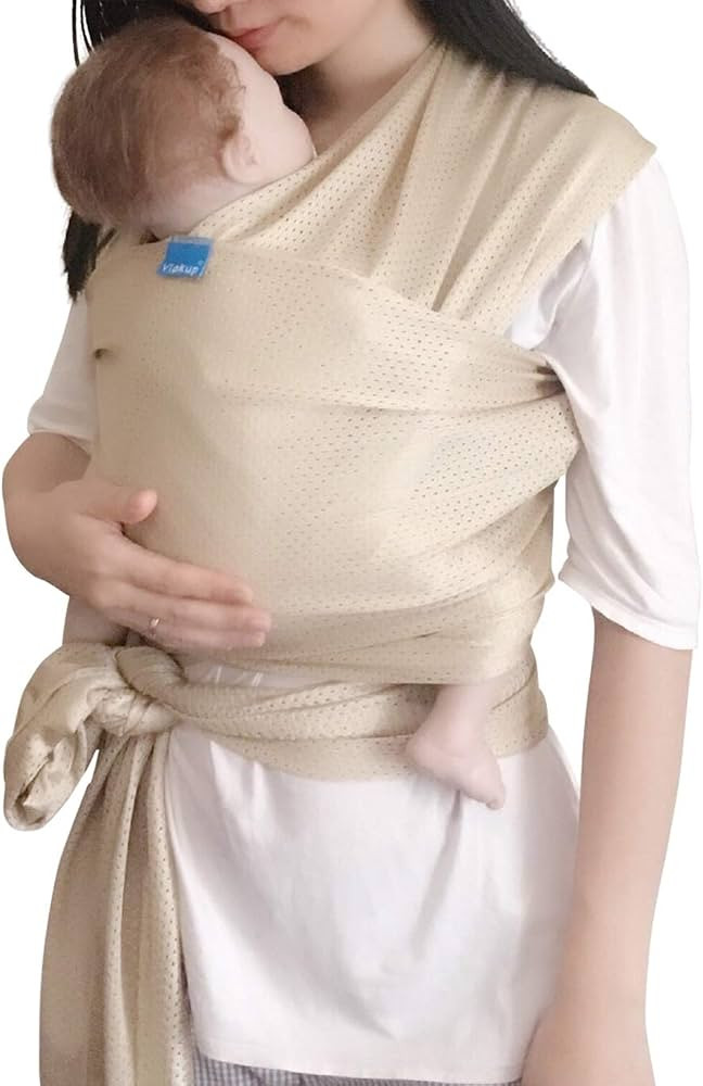 Breathable Mesh Baby Wrap Carrier for Infant and Toddler, Lightweight Quick Dry Baby Sling Wrap f... | Amazon (US)