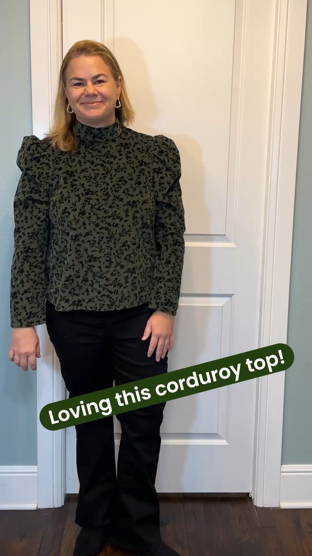This corduroy top was a staple through the holiday season and I even wore it for family pictures. It’s great quality. The structure is nice and the price is even better!

#LTKFindsUnder50 #LTKOver40