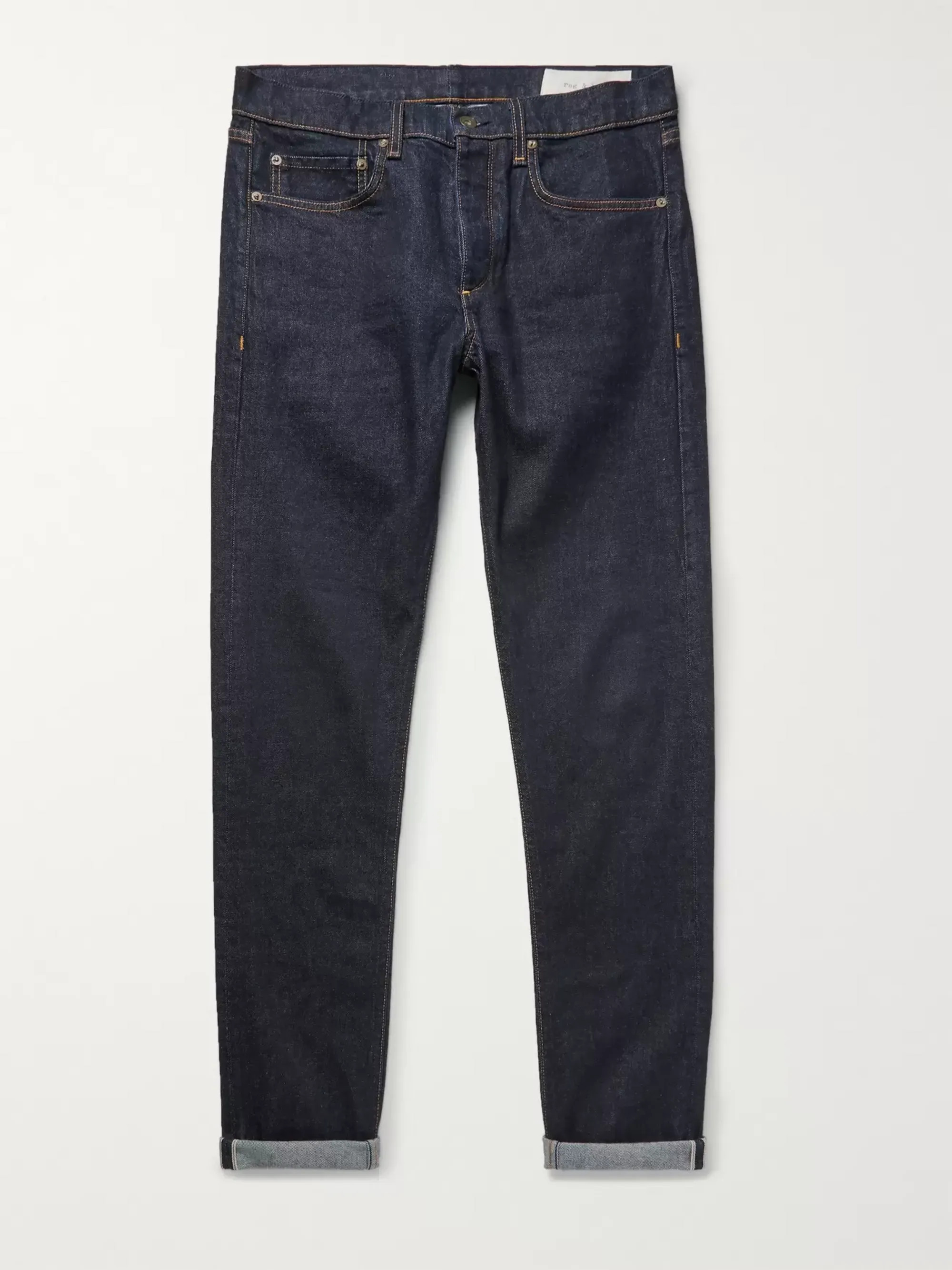 rag & boneFit 1 Skinny-Fit Selvedge Stretch-Denim Jeans | Mr Porter (UK)