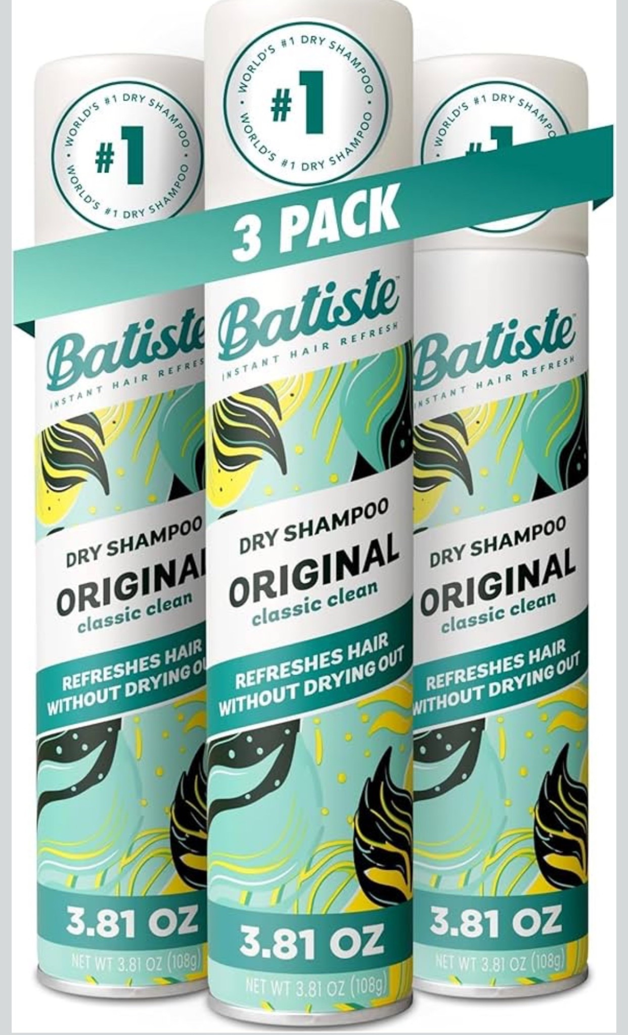 Questions what dry shampoo I use , here’s the link I like this one 👌🏻