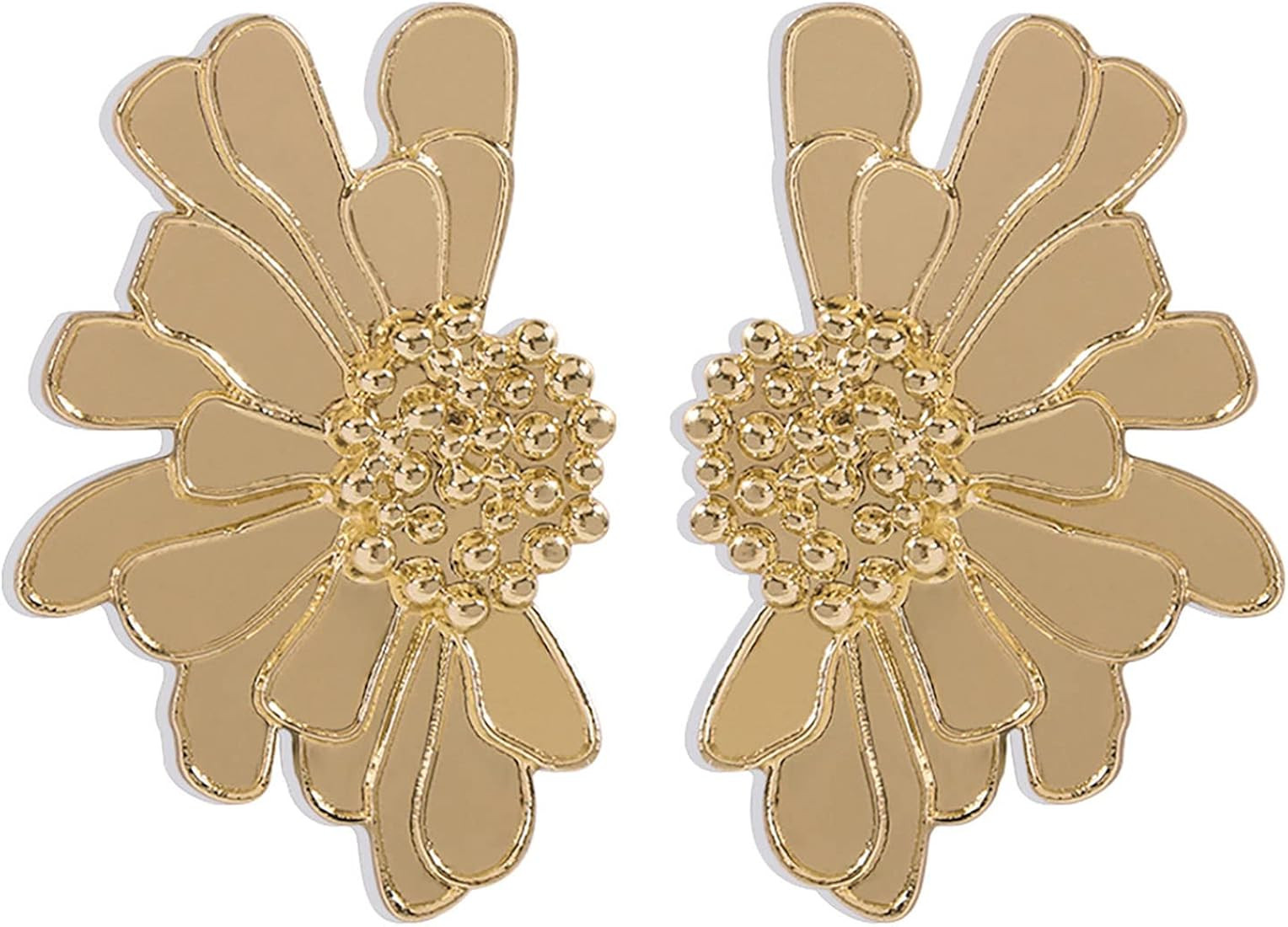 Daisy Flower Earrings for Women Gold Floral Spring Earrings Boho Flower Stud Earrings 90s Stateme... | Amazon (CA)