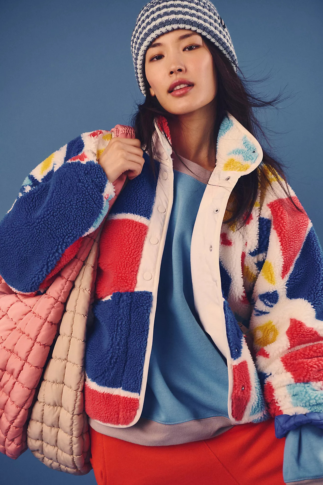 Hit The Slopes Printed Fleece Jacket | Free People (Global - UK&FR Excluded)