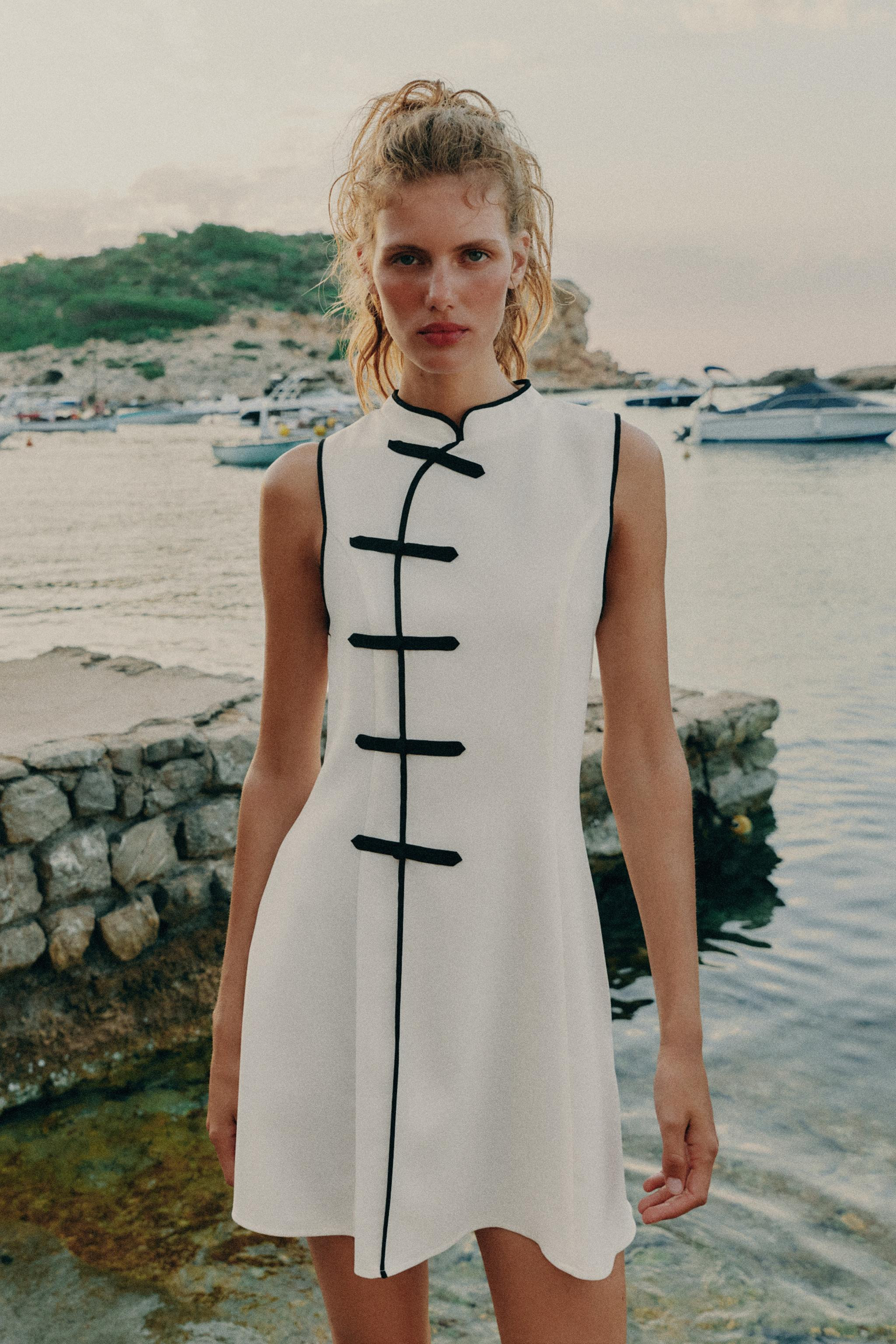 SHORT FROG CLASP DRESS | Zara US