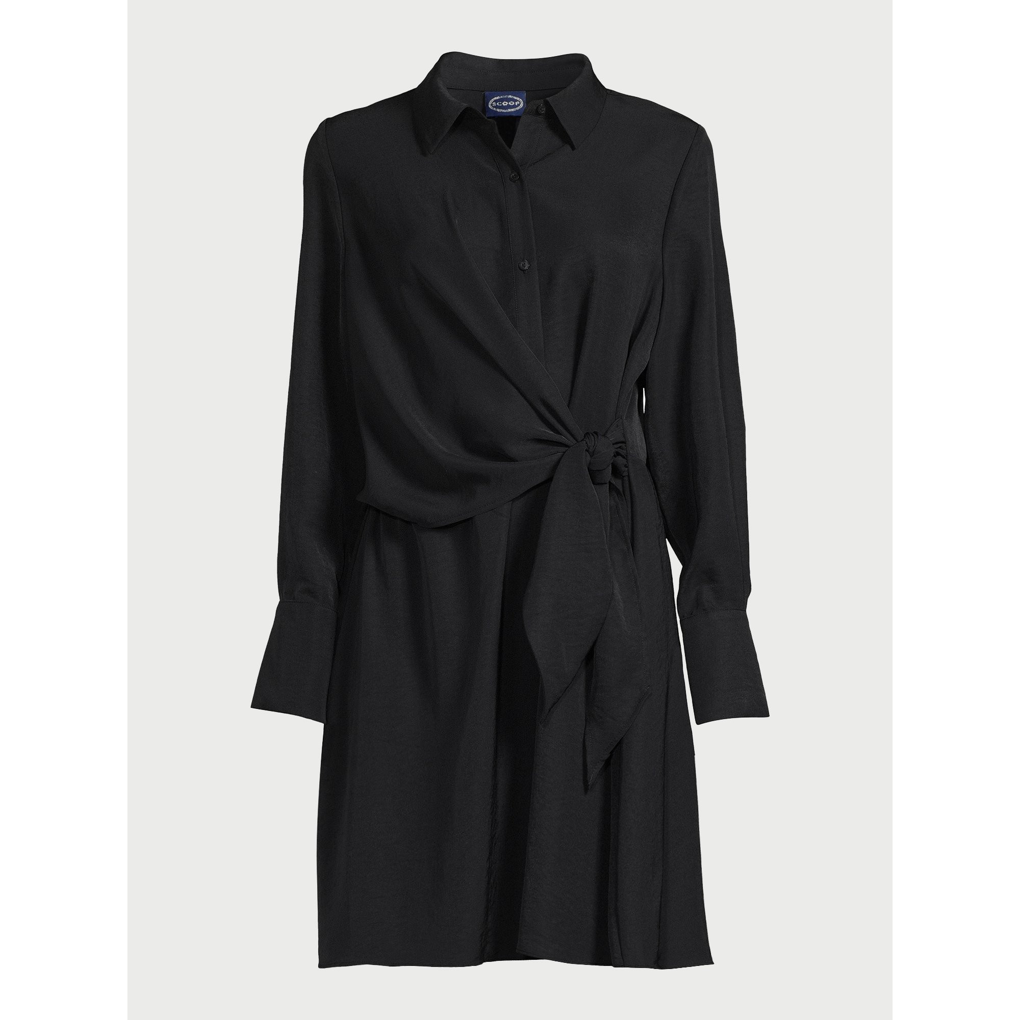 Scoop Women’s Mini Dress with Side Tie, Sizes XS-XXL | Walmart (US)
