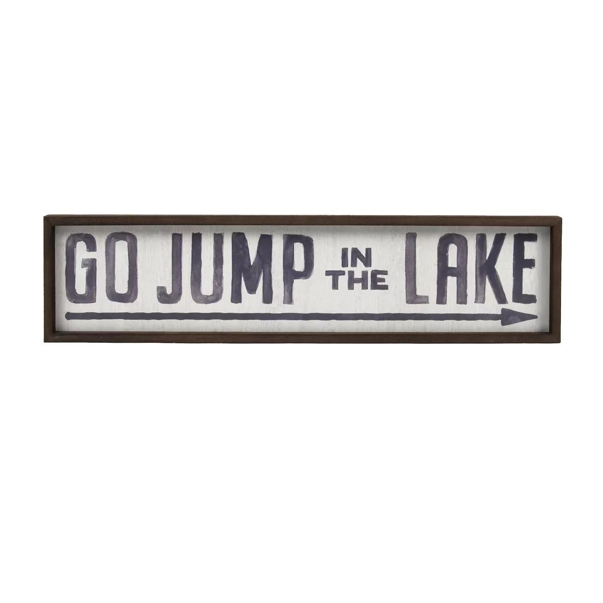 Sonoma Goods For Life® Go Jump in the Lake Reverse Box Wall Decor | Kohl's