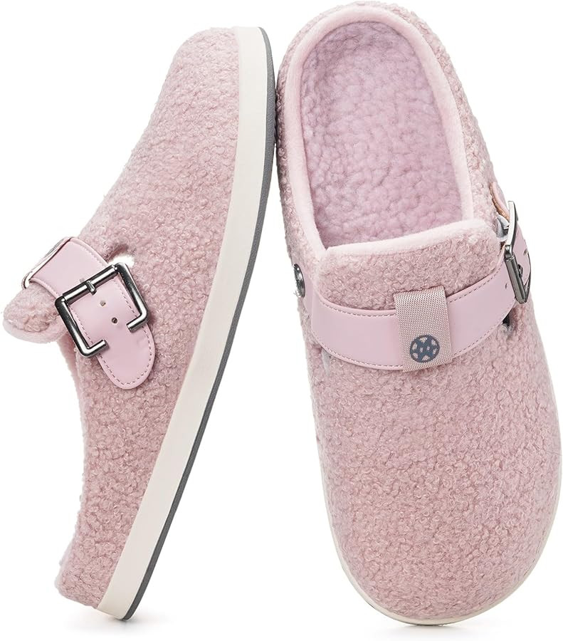 Women's Men's Fuzzy Slippers Orthotic Arch Support Fleece Lined House Slippers Comfy Winter Slip ... | Amazon (CA)