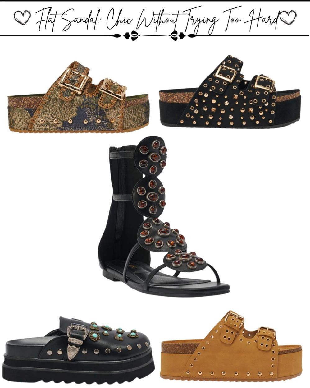 Effortless, everyday style starts from the ground up 🤍
Flat sandals are my go-to when I want to feel comfortable and put-together without overthinking it.

From minimal pairs to slightly elevated classics, these are the styles that go with everything, easy to wear, easy to style, and perfect for warm days, quick outings, or vacation looks.

Simple, chic, and on repeat all season. 

#flatsandals #summerstyle #effortlessstyle #minimalstyle #ltkfashion 

 #LTKootd #LTKSaleAlert