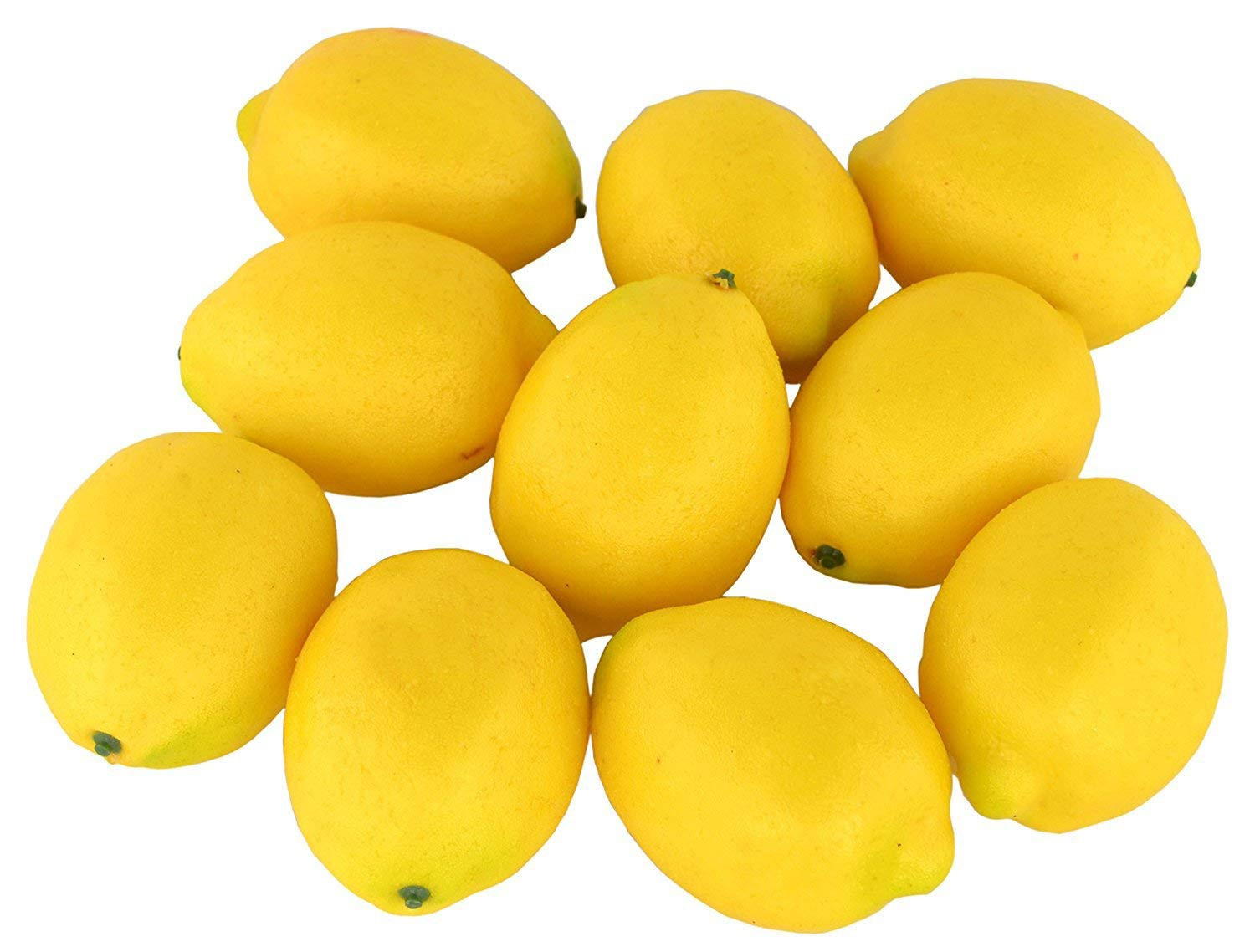 10pcs Artificial Lemons Simulation Lifelike Lemons Fake Fruit for Home Kitchen Wedding Party Deco... | Amazon (US)
