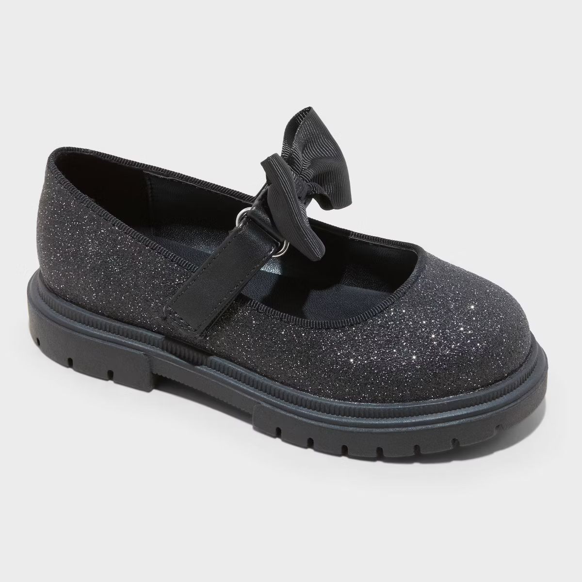 Toddler Kori Lug Sole Mary Jane Flats - Cat & Jack™ Black | Target