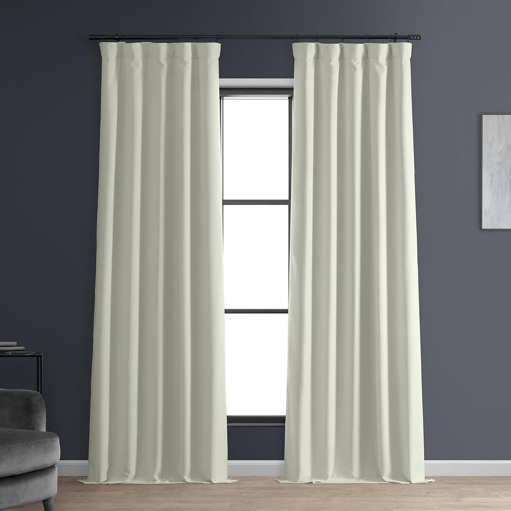 HPD HALF PRICE DRAPES Solid Thermal Insulated Blackout Curtains for Bedroom 96 Inches Long Curtai... | Amazon (US)