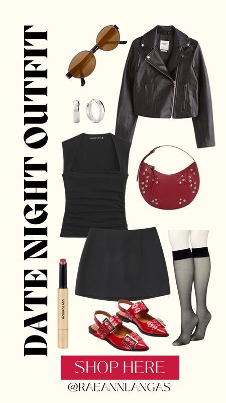 Date night outfit inspo with pops of red♥️💋🌹

Outfit inspiration, style inspiration, all black outfit, spring outfit, going out outfit, midsize fashion, midsize outfit 

#LTKmidsize #LTKshoecrush #LTKstyletip