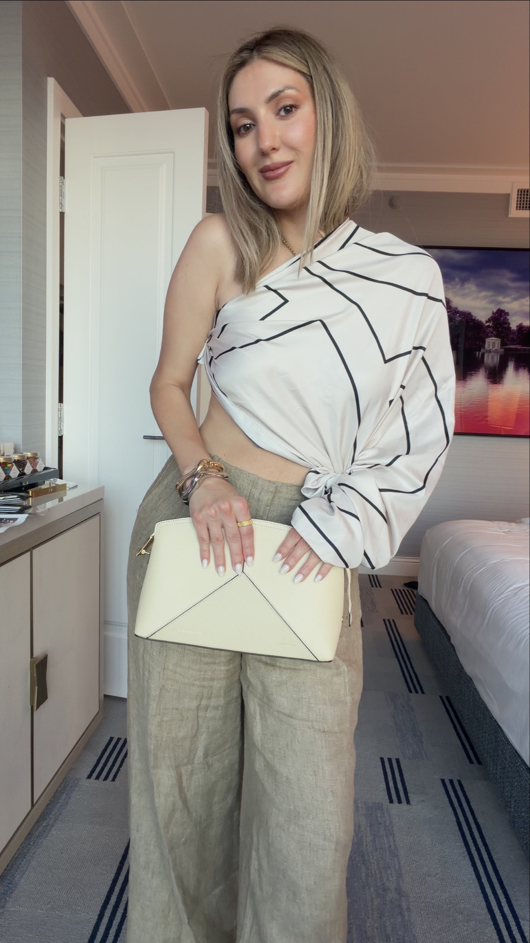 Vacation packing tip: pack pieces that do more than one job ✨ one scarf, two ways

Linking lots of scarf tops & scarfs 🫶🏼 

Vacation outfits, Europe, outfits, travel style, vacation packing, scarf top, scarf outfit, summer outfits

#LTKgrwm #LTKTravel #LTKootd