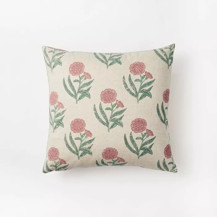 Floral Printed Throw Pillow - Threshold™ designed with Studio McGee | Target