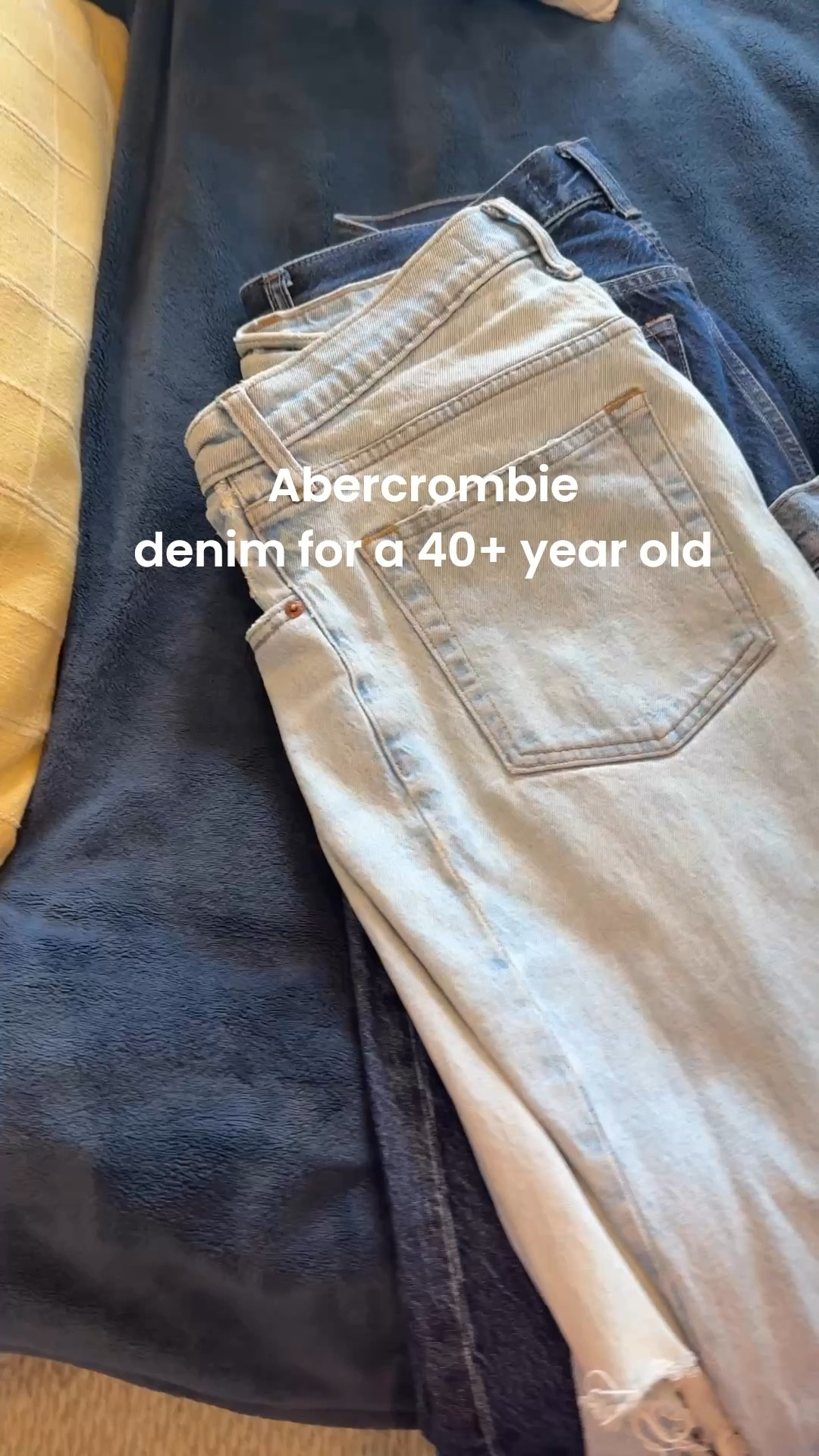 I love @abercrombie especially their high waisted denim! 

#LTKOver40 #LTKWorkwear #LTKSeasonal