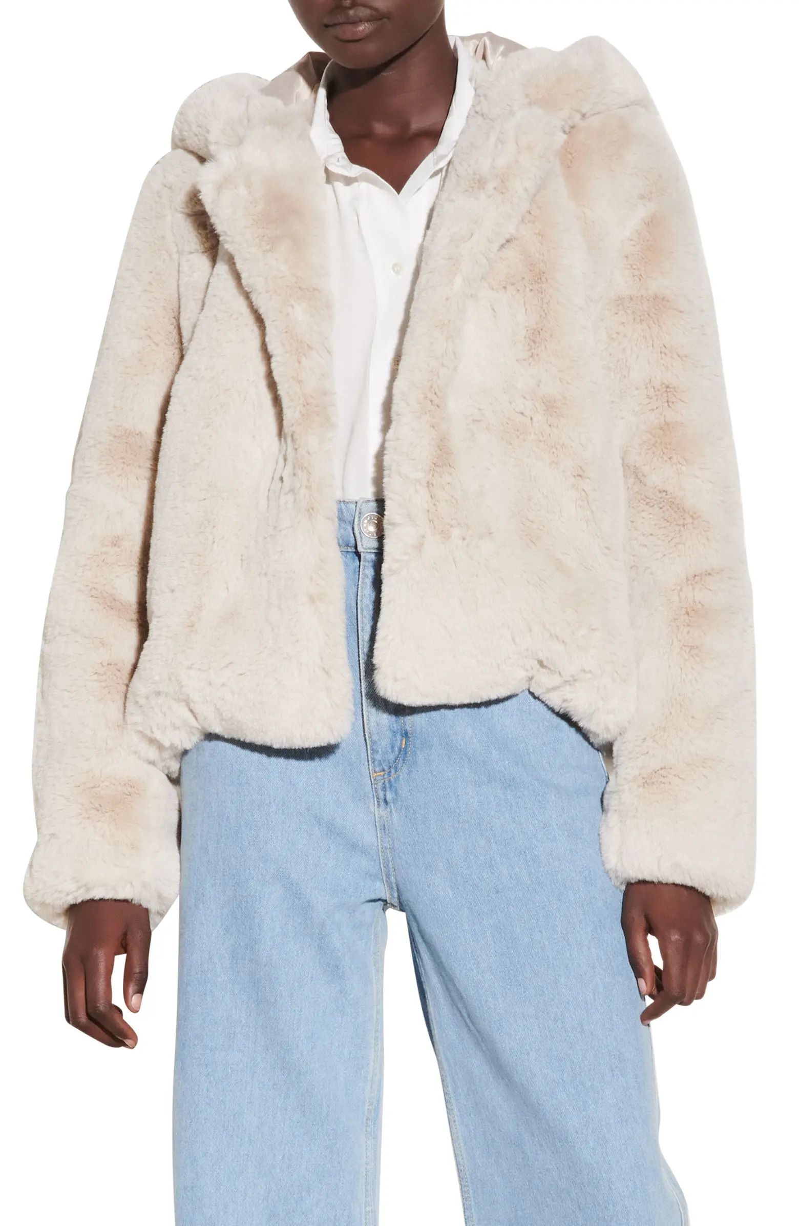 Faux Fur Hooded Jacket | Nordstrom