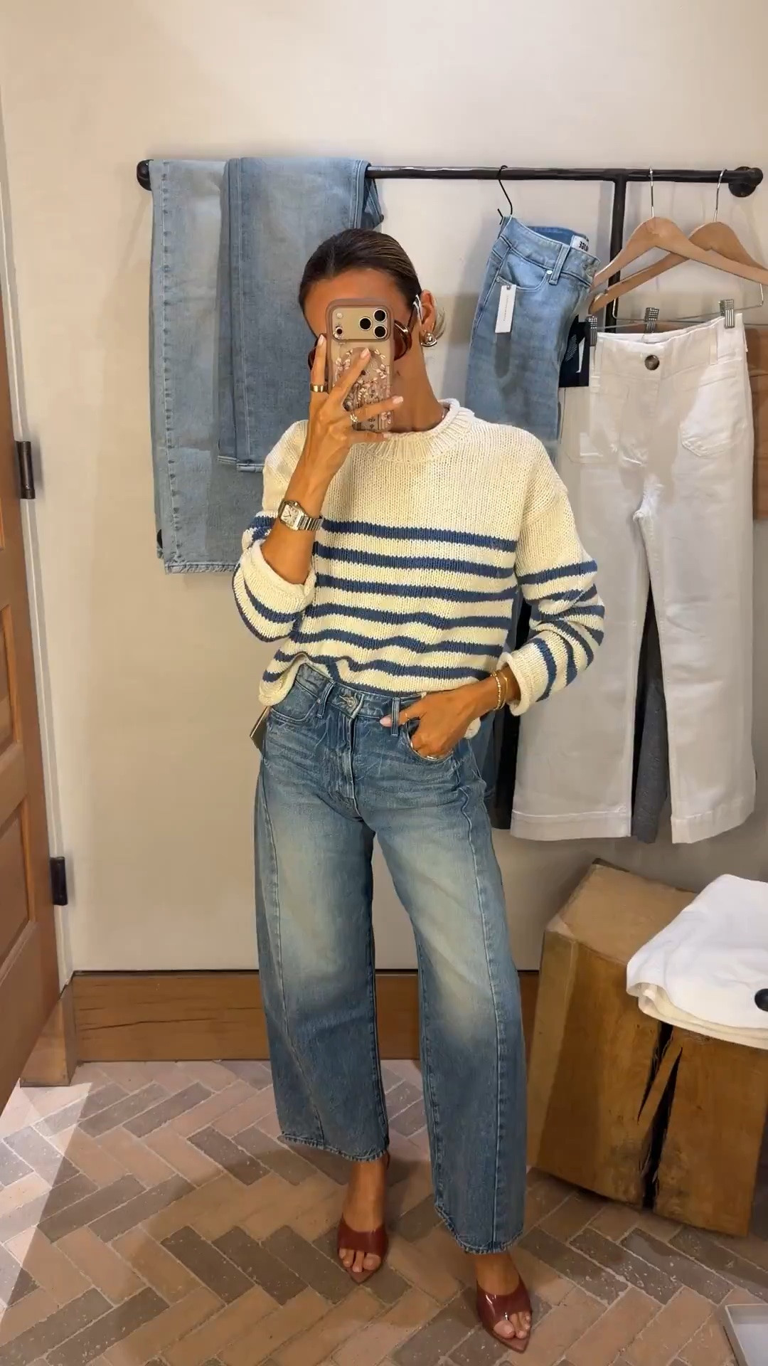 These sold out so quickly but they’re back! Summers most wearable jeans, wearing size 25

#LTKSeasonal #LTKOver40 #LTKgrwm