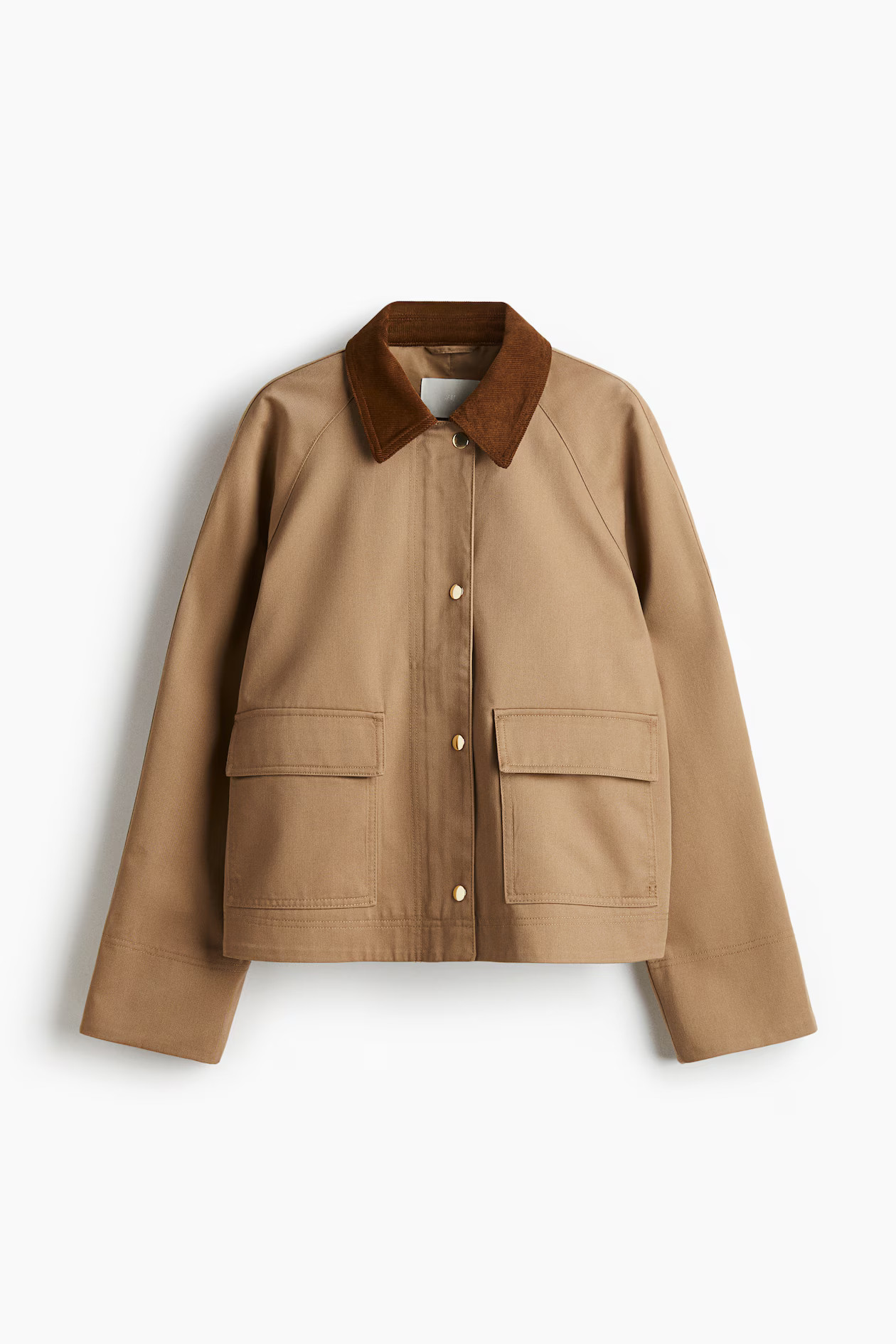 Jacket with Corduroy Collar | H&M (US + CA)