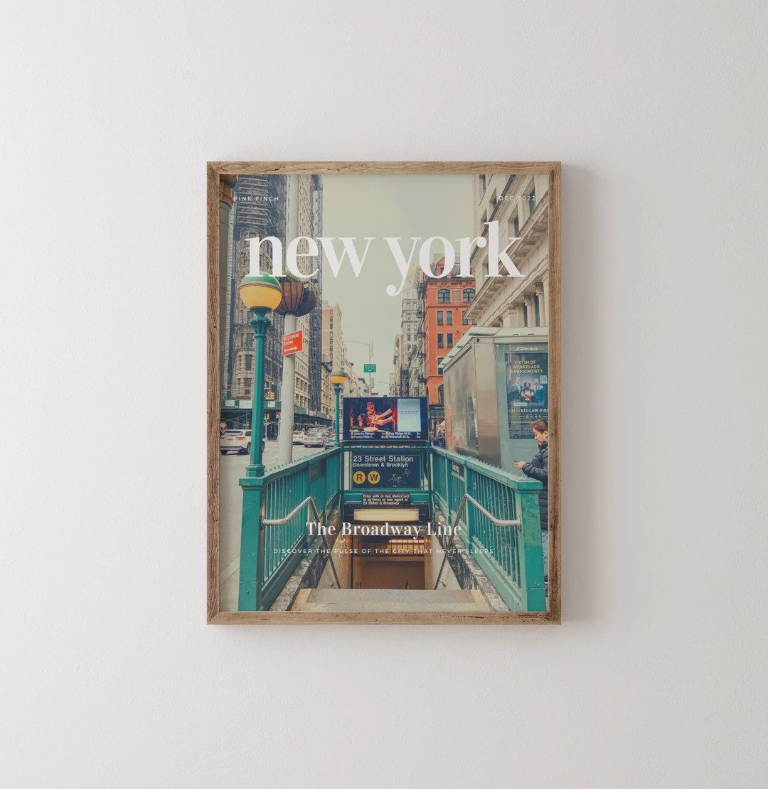New York Subway Print | Etsy (US)