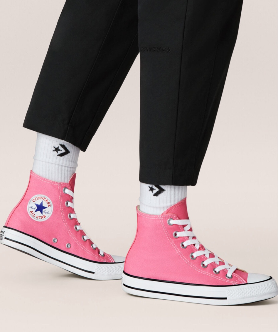 Outfit Women's Pink Converse Pink Converse Outfits Hi Top