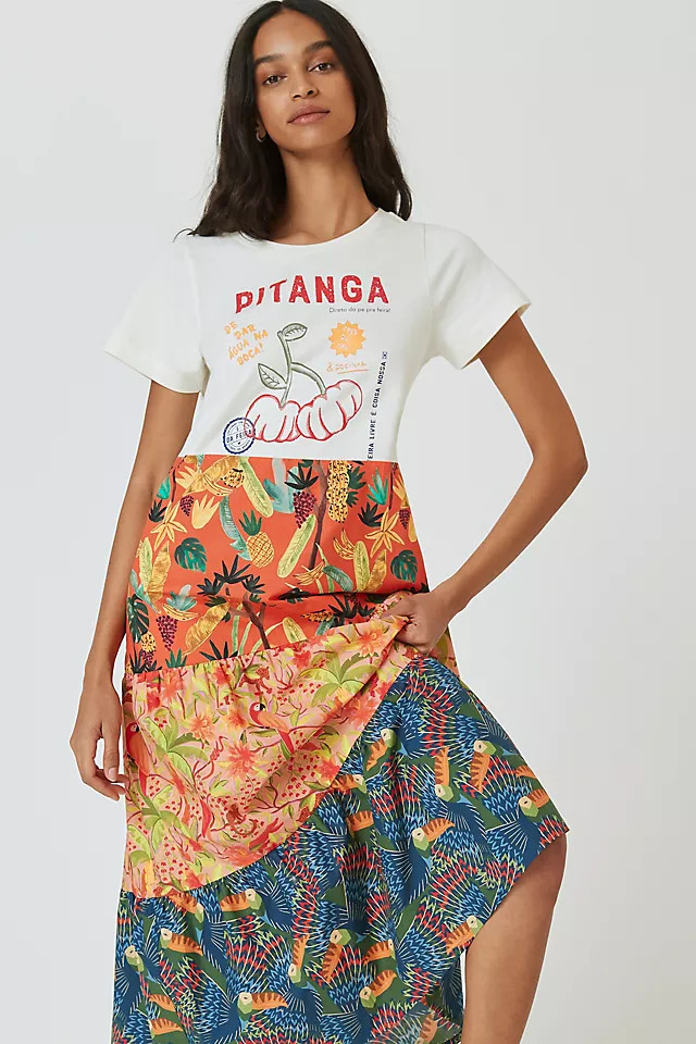 Farm x Anthropologie T-Shirt Maxi Dress | Anthropologie (US)