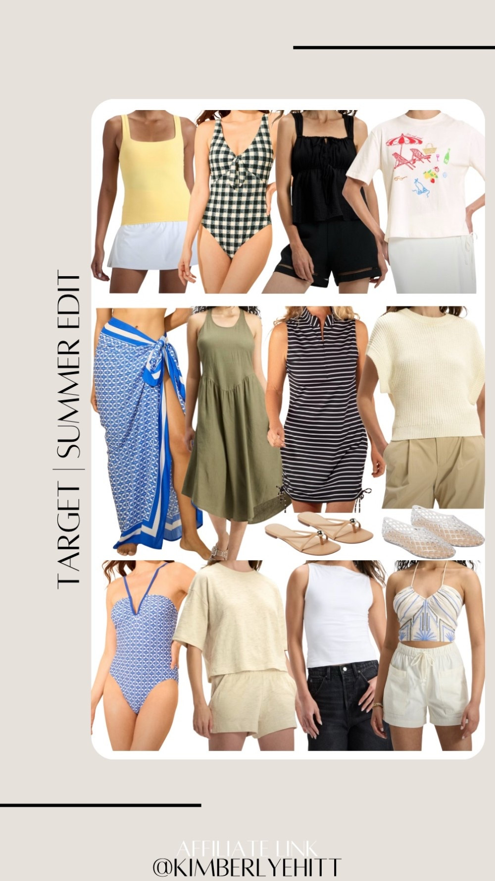 Target summer edit! 

Cover up, skirt, dress, top, shorts, one piece, swimsuit, sandals, flats 

#LTKStyleTip #LTKSwim #LTKShoeCrush
